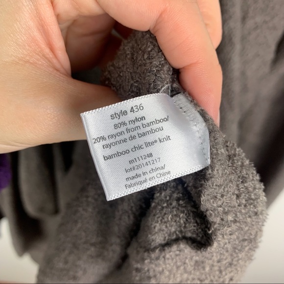 Barefoot Dreams Bamboo Chic Lite Calypso Cardigan Wrap Small/Medium - Picture 6 of 6